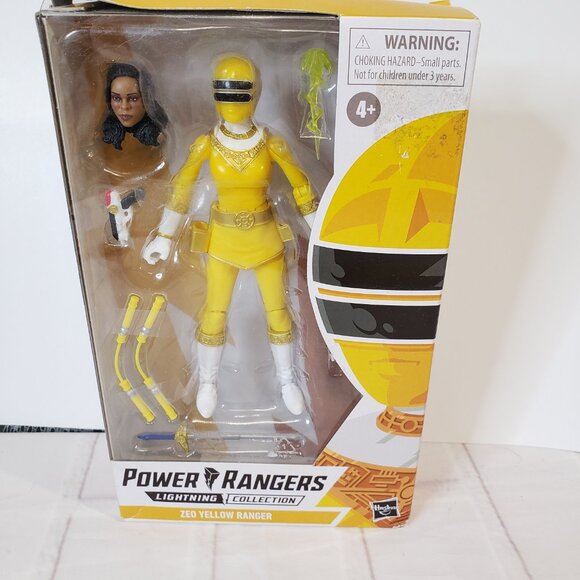 NEW Power Rangers Lightning Collection Zeo Yellow Ranger Action Figure Poseable - Picture 2 of 8